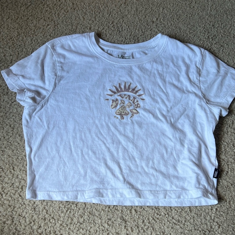 VANS forest cropped tee